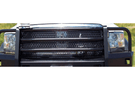 Expanded aluminum add-on installed on Truck Defender heavy-duty bumper for enhanced durability and rugged protection