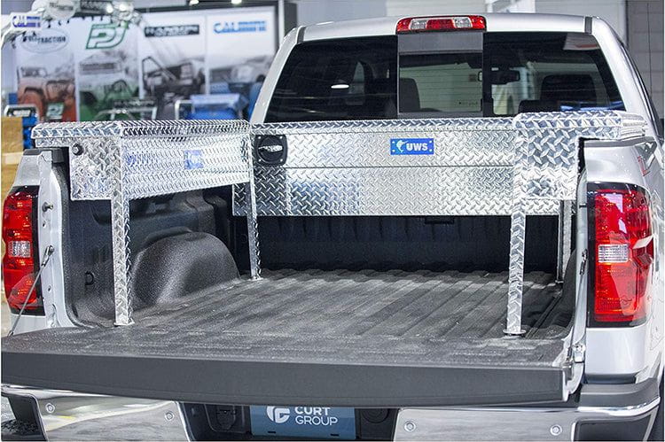 UWS SL-69-LP Chevy Silverado 2500HD/3500HD 1999-2024 69" Secure Lock Truck Tool Box with Low Profile Bright Aluminum