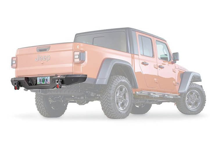 Warn 106300 Jeep Gladiator JT 2020-2025 Elite Rear Bumper Non Winch