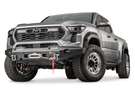 Warn Elite front bumper 111169 for 2024–2026 Toyota Tacoma, heavy-duty steel winch bumper for rugged truck protection.