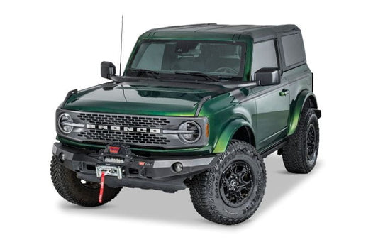 Warn Elite Series front bumper 111115 installed on 2021–2025 Ford Bronco off-road SUV