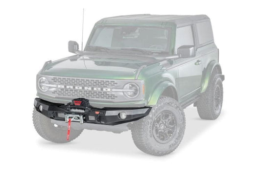 Warn Elite Series front bumper 111115 installed on 2021–2025 Ford Bronco off-road SUV