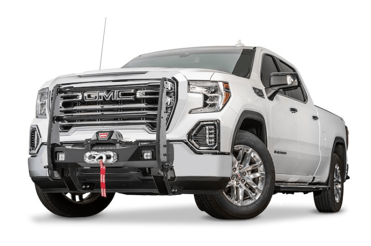 Warn 107625 Mounting Bracket for 2019–2025 GMC Sierra 1500 – designed for Trans4mer, grille guard, and winch bracket systems