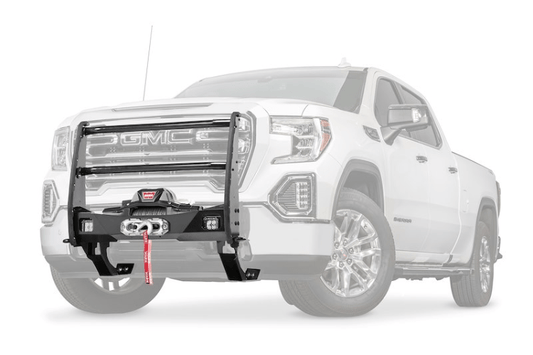 Warn 107625 Mounting Bracket for 2019–2025 GMC Sierra 1500 – designed for Trans4mer, grille guard, and winch bracket systems