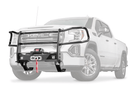 Warn grille guard with headlight guards 108226 installed on 2020–2026 GMC Sierra 1500