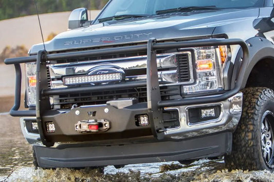 Warn winch carrier kit 107651 for Trans4mer Gen III 2017-2026 Ford F250/F350 Super Duty durable heavy duty winch carrier