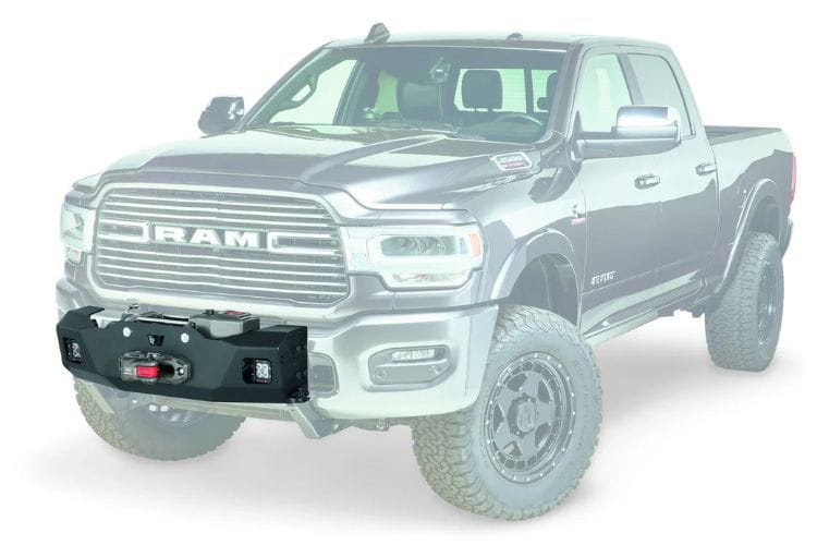 Warn Trans4mer Gen III mounting bracket kit 108004 for 2019-2026 Ram 2500/3500 durable Warn mounting bracket kit black