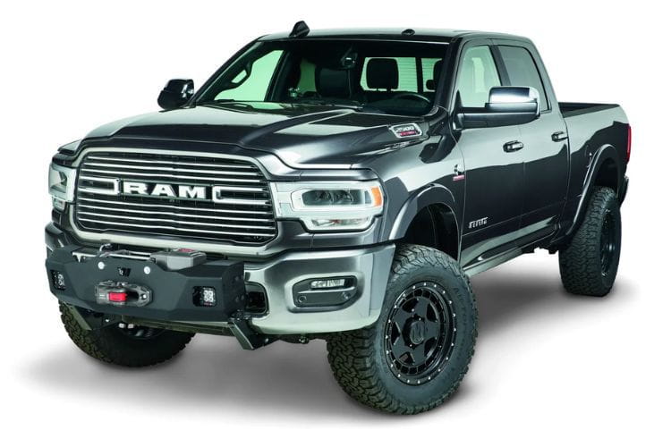 Warn Trans4mer Gen III mounting bracket kit 108004 for 2019-2026 Ram 4500/5500 durable Warn mounting bracket kit black