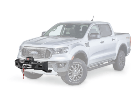 Warn winch carrier kit Trans4mer Gen III mid frame 107650 for 2021–2026 Ford F-150, designed for secure winch mounting.