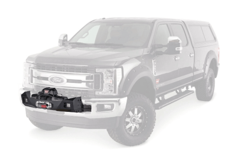 Warn winch carrier kit Trans4mer Gen III mid frame 107650 for 2019–2023 Ford Ranger, designed for secure winch mounting and heavy-duty use.