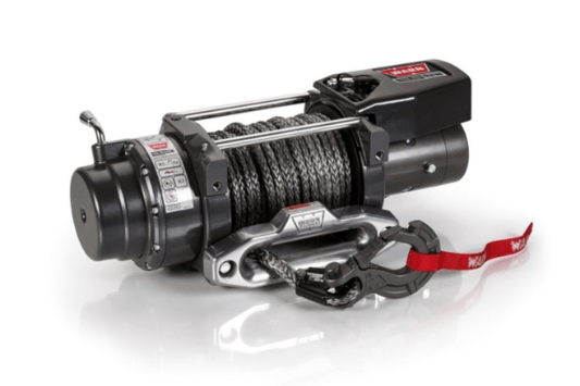 Warn 16.5ti-S 97740 heavy duty electric winch with 16.5K capacity and Spydura Pro synthetic rope – best heavy duty truck winch from Warn products