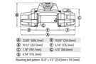 Warn 103255 VR EVO 12-S 12,000 lb winch with synthetic rope for trucks and SUVs – durable off-road recovery solution.