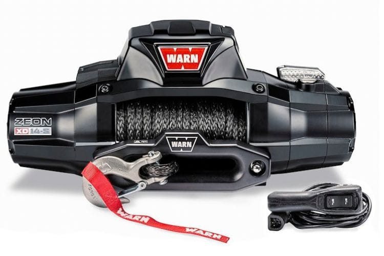 Warn Zeon XD 14-S Winch 110014, 14,000 lb heavy duty recovery winch with Warn Zeon XD power for reliable off-road performance
