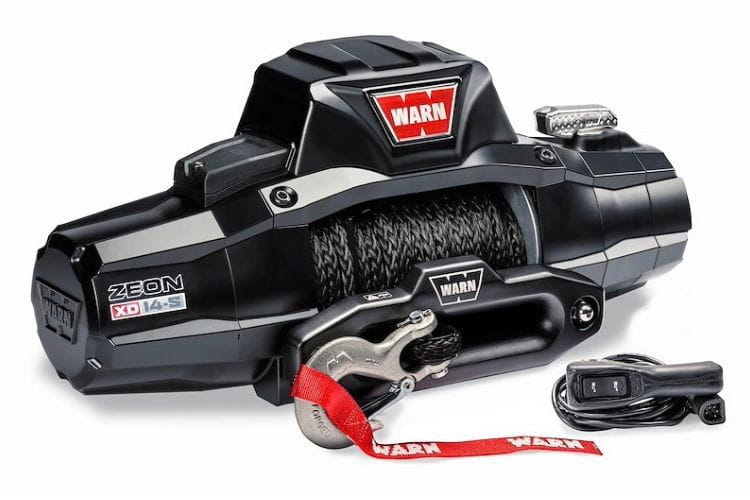 Warn Zeon XD 14-S Winch 110014, 14,000 lb heavy duty recovery winch with Warn Zeon XD power for reliable off-road performance