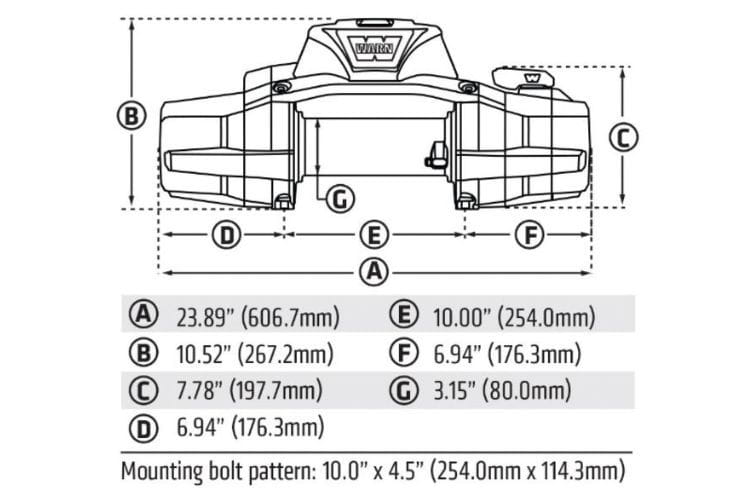 Warn Zeon XD 14-S Winch 110014, 14,000 lb heavy duty recovery winch with Warn Zeon XD power for reliable off-road performance