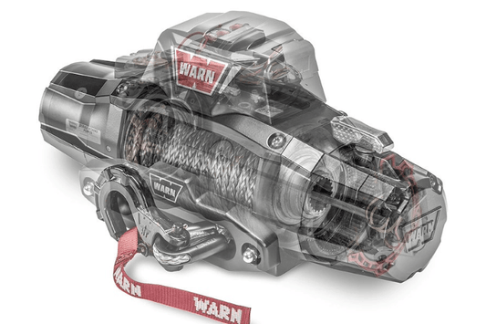 Warn Zeon XP 10-S winch 110100 with 10,000 lb capacity and Spydura synthetic rope