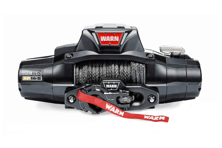 Warn Zeon XP 14-S winch 110140 with 14,000 lb capacity and Spydura Pro synthetic rope
