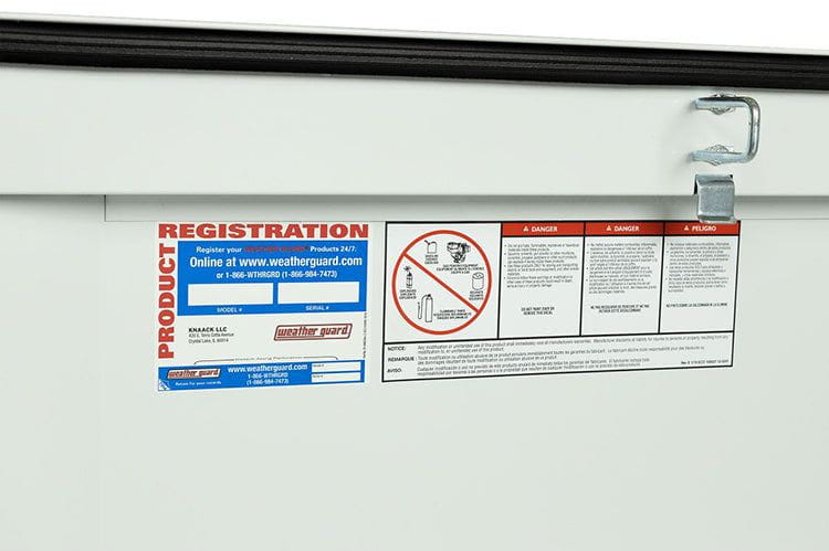 Weather Guard 116-3-04 Chevy Silverado 2500/3500 HD 2018-2025 Saddle Box Steel Full Extra Wide White