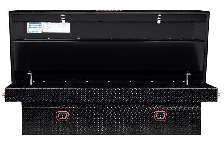 Weather Guard 117-5-04 GMC Sierra 2500/3500 HD 2018-2025 Saddle Box Aluminum Full Extra Wide Gloss Black