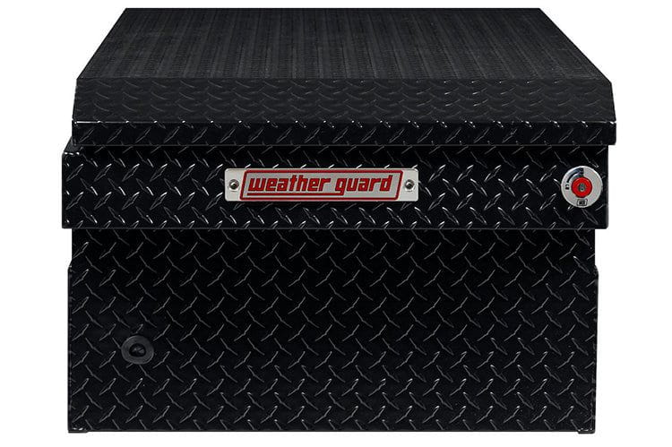 Weather Guard 117-5-04 GMC Sierra 2500/3500 HD 2018-2025 Saddle Box Aluminum Full Extra Wide Gloss Black