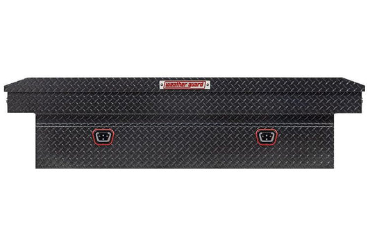 Weather Guard 117-6-04 GMC Sierra 2500/3500 HD 2018-2025 Saddle Box Aluminum Full Extra Wide Gunmetal Gray