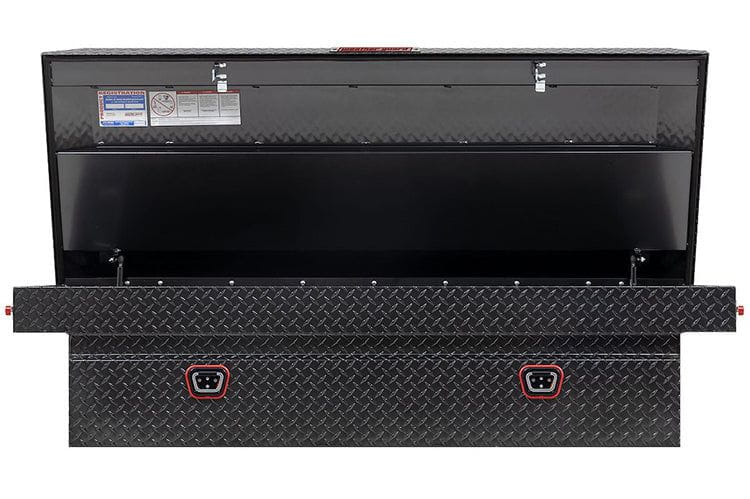 Weather Guard 117-6-04 GMC Sierra 2500/3500 HD 2018-2025 Saddle Box Aluminum Full Extra Wide Gunmetal Gray