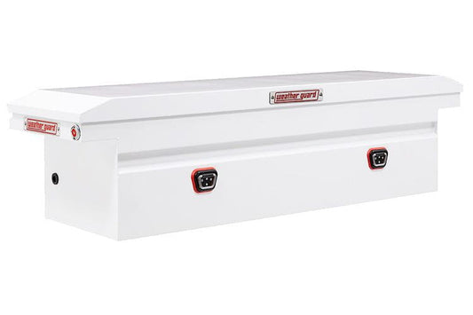 Weather Guard 120-3-04 GMC Sierra 2500/3500 HD 2018-2025 Saddle Box Steel Full Low Profile White