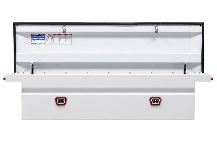 Weather Guard 120-3-04 Ford F250/F350 Superduty 2018-2023 Saddle Box Steel Full Low Profile White