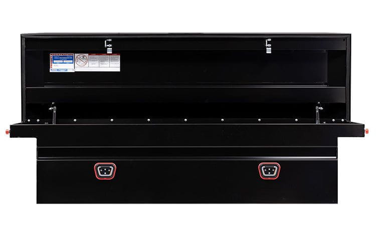 Weather Guard 120-5-04 Chevy Silverado 2500/3500 HD 2018-2025 Saddle Box Steel Full Low Profile Gloss Black