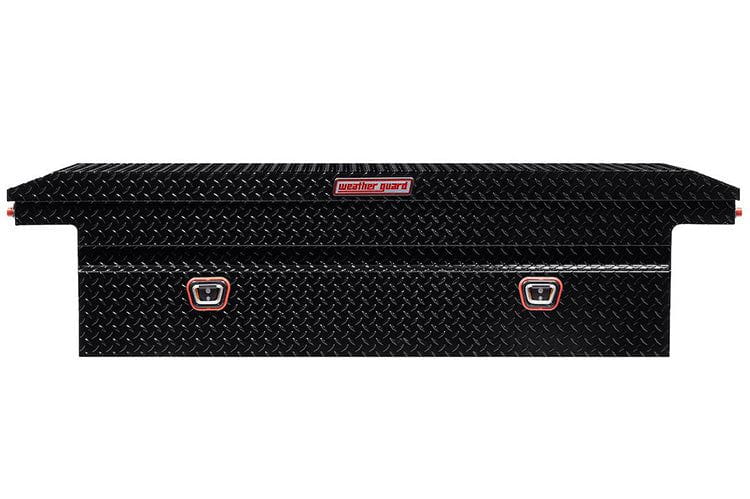 Weather Guard 121-5-04 Dodge Ram 2500/3500 2018-2023 Saddle Box Aluminum Full Low Profile Gloss Black