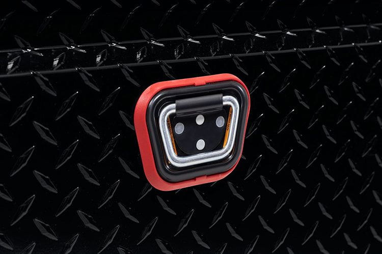 Weather Guard 121-5-04 Dodge Ram 2500/3500 2018-2023 Saddle Box Aluminum Full Low Profile Gloss Black