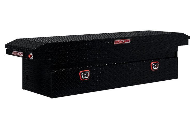Weather Guard 121-5-04 Dodge Ram 2500/3500 2018-2023 Saddle Box Aluminum Full Low Profile Gloss Black