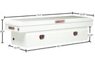 Weather Guard 126-3-04 Chevy Silverado 2500/3500 HD 2018-2025 Saddle Box Steel Full Standard White