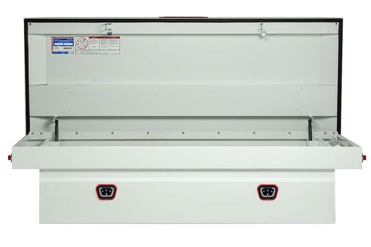 Weather Guard 126-3-04 Dodge Ram 2500/3500 2018-2023 Saddle Box Steel Full Standard White