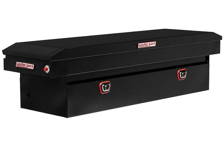 Weather Guard 126-5-04 GMC Sierra 2500/3500 HD 2018-2025 Saddle Box Steel Full Standard Gloss Black