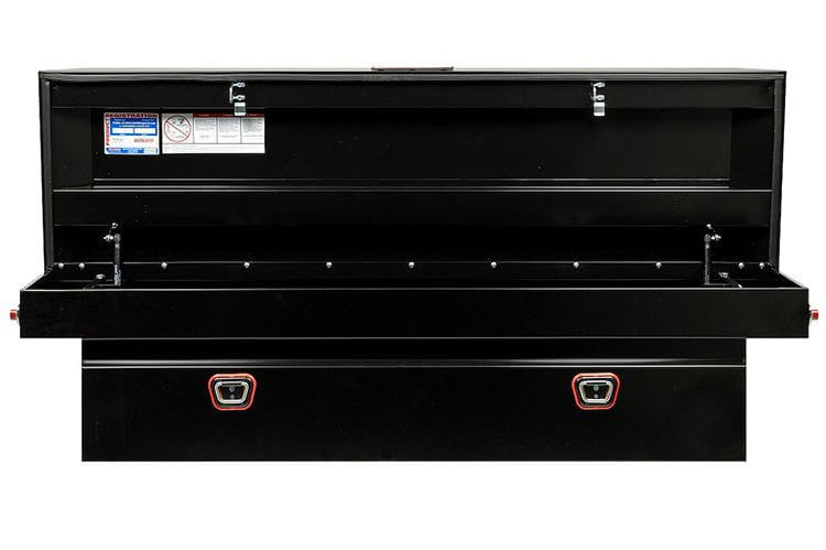 Weather Guard 126-5-04 GMC Sierra 2500/3500 HD 2018-2025 Saddle Box Steel Full Standard Gloss Black