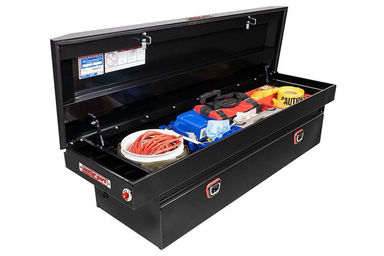 Weather Guard 126-5-04 GMC Sierra 2500/3500 HD 2018-2025 Saddle Box Steel Full Standard Gloss Black