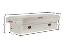 Weather Guard saddle box 127-0-04 on 2018-2026 Chevy Silverado 1500, durable aluminum tool box for secure storage
