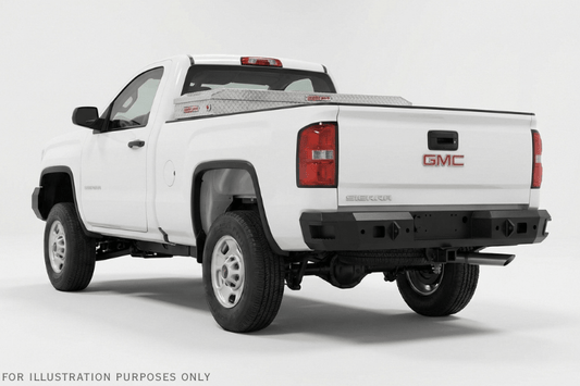 Off-truck Weather Guard saddle box 127-0-04 designed for 2018-2026 GMC Sierra 2500HD/3500HD, aluminum storage