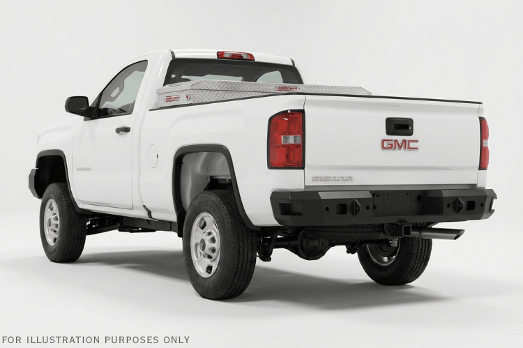 Off-truck Weather Guard saddle box 127-0-04 designed for 2018-2026 GMC Sierra 2500HD/3500HD, aluminum storage