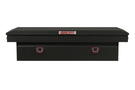Weather Guard 127-52-04 saddle truck box, sleek aluminum tool box in textured matte black, 11 cu ft of rugged storage for Ram 1500