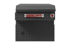 Weather Guard 127-52-04 saddle truck box, sleek aluminum tool box in textured matte black, 11 cu ft of rugged storage for Ram 1500