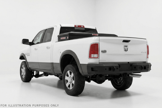 Textured matte black Weather Guard truck tool box 127-52-04, 11 cu ft aluminum saddle design, fits 2018-2024 Ram 2500/3500