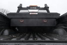 Textured matte black Weather Guard truck tool box 127-52-04, 11 cu ft aluminum saddle design, fits 2018-2024 Ram 2500/3500