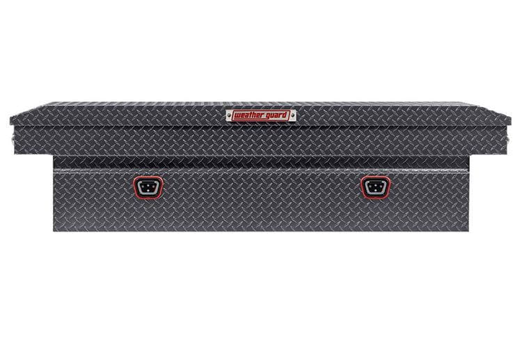 Weather Guard 127-6-04 Dodge Ram 2500/3500 2018-2023 Saddle Box Aluminum Full Standard Gunmetal Gray