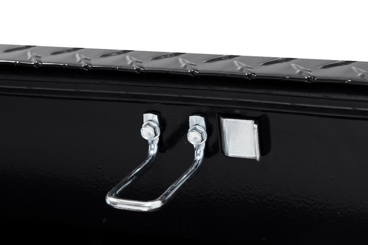 Sleek aluminum Weather Guard Side Box 174-5-04 with 4 cu ft rugged storage built for Chevy Silverado 1500 2015-2026 durability