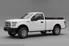 Weather Guard Lo-Side Box 174-5-04 56in gloss black aluminum side truck box for 2015–2026 Ford F150 with sleek low-profile design