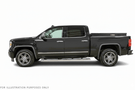 Weather Guard Lo-Side Box 174-5-04 56in aluminum gloss black side storage for 2015-2026 GMC Sierra 1500 beds, keeps truck organized