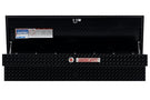 Weather Guard Lo-Side Box 174-5-04, 56in Gloss Black Aluminum, spacious 4.0 cu ft locking storage solution for 2015-2024 Ram 2500/3500