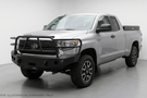 Weather Guard Lo-Side Box 174-5-04 close-up, 56in gloss black aluminum side mount for 2015-2026 Toyota Tundra truck bed